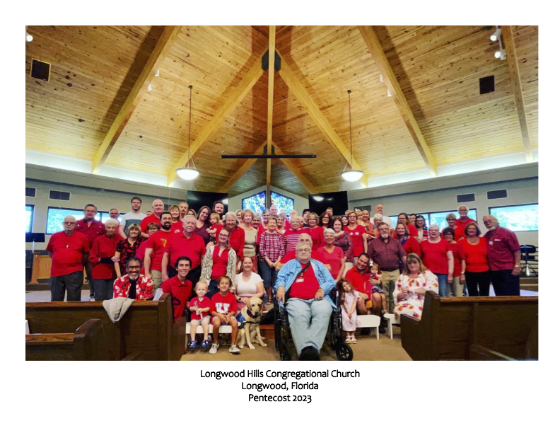 Longwood Hills Congregational Church Pentecost 2023