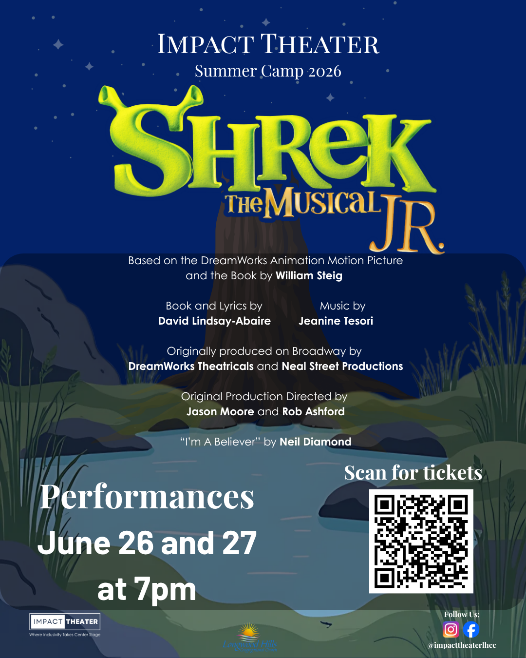 Summer Camp Shows 2026 poster Impact Theater (1)